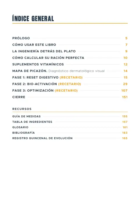 Índice general